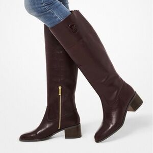 MICHAEL MK Dylyn Barolo Knee-High Riding Boots Sz 8 BNWB